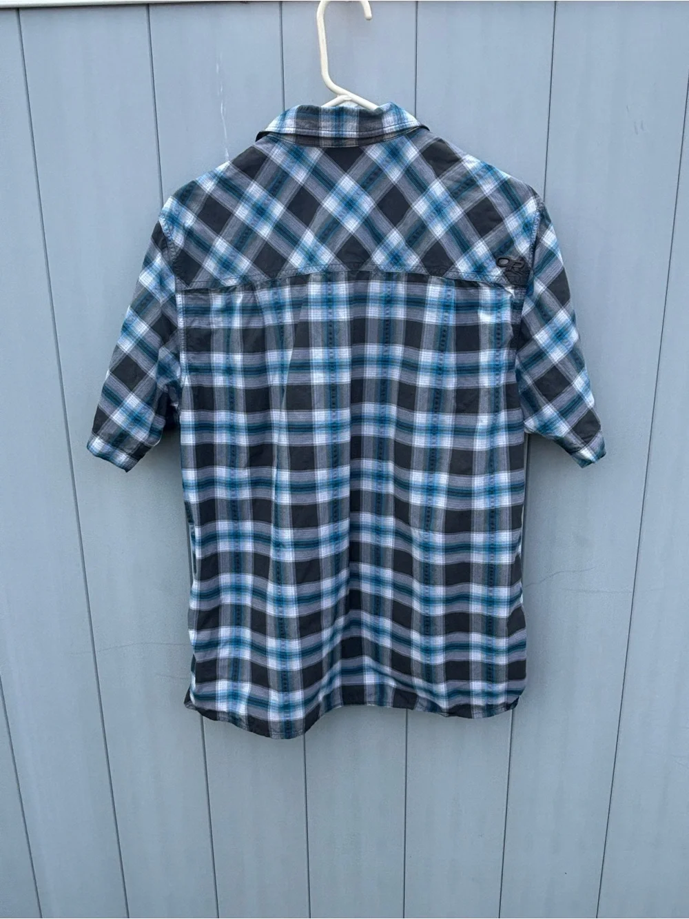 OUTDOOR RESEARCH, Men's Growler Short Sleeve Shirt, Large, Plaid - Picture 2 of 9